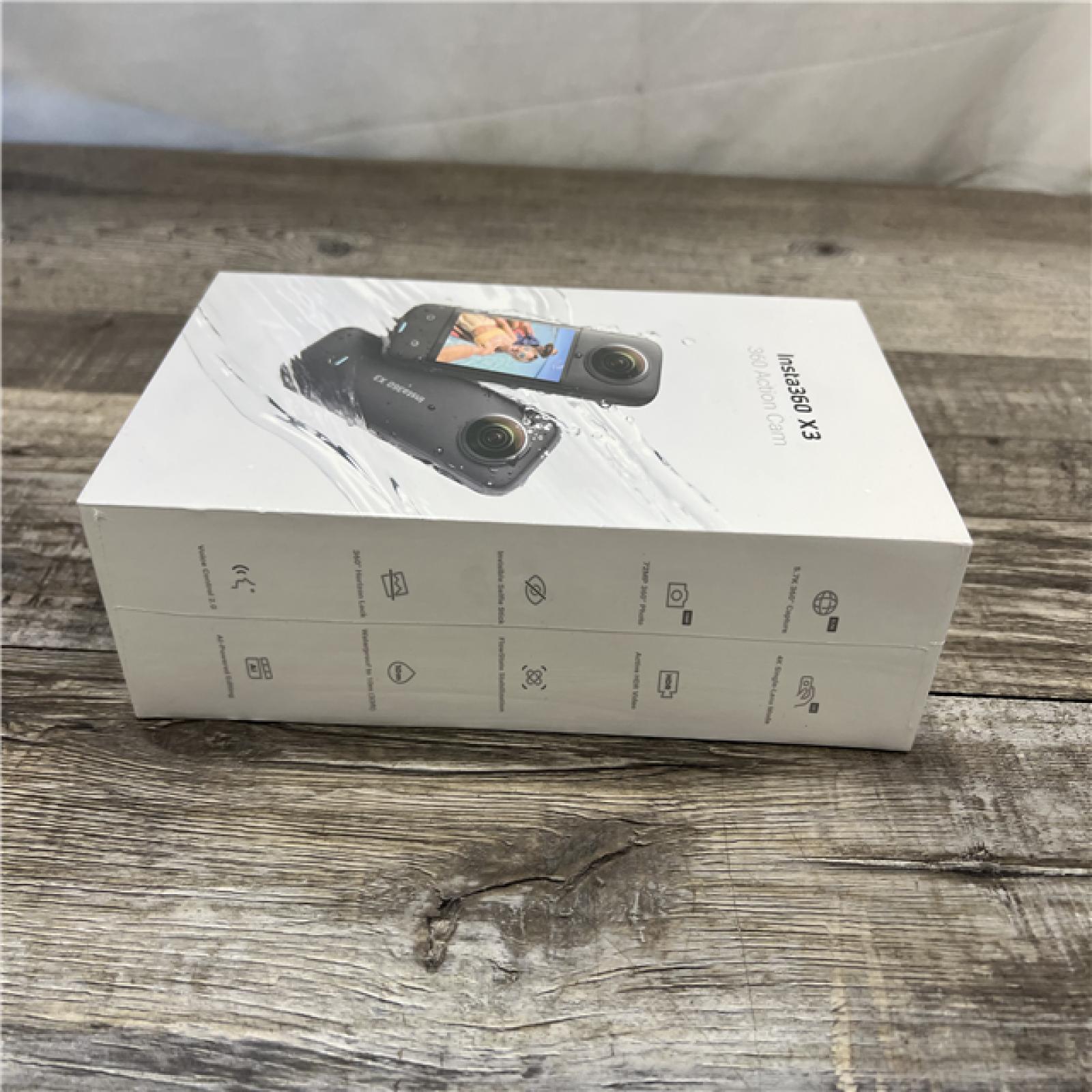 NEW Insta360 - X3 5.7K 360 Degree Action Camera - Black