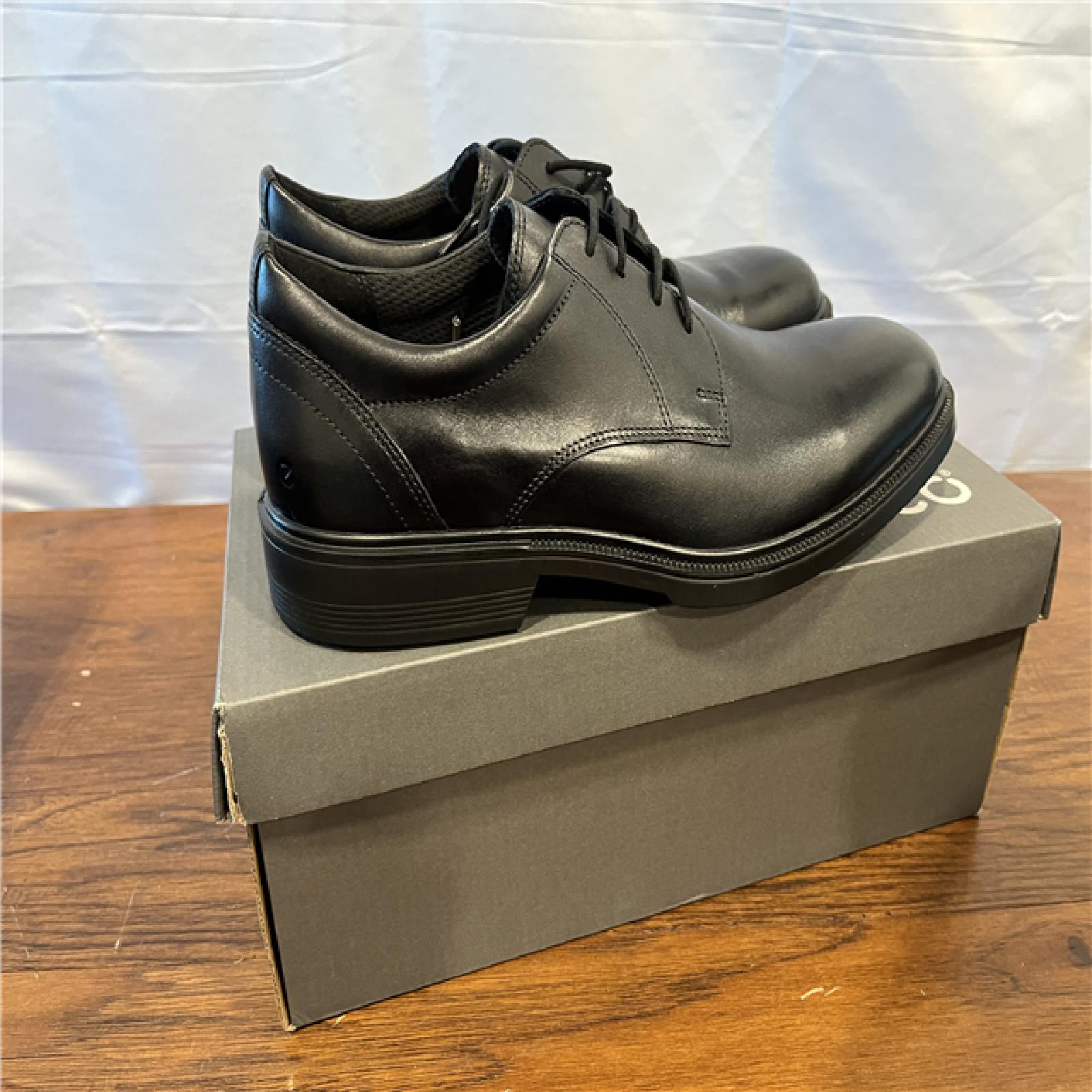ECCO Maitland Derby Leather Shoes - Black - SZ 8.5