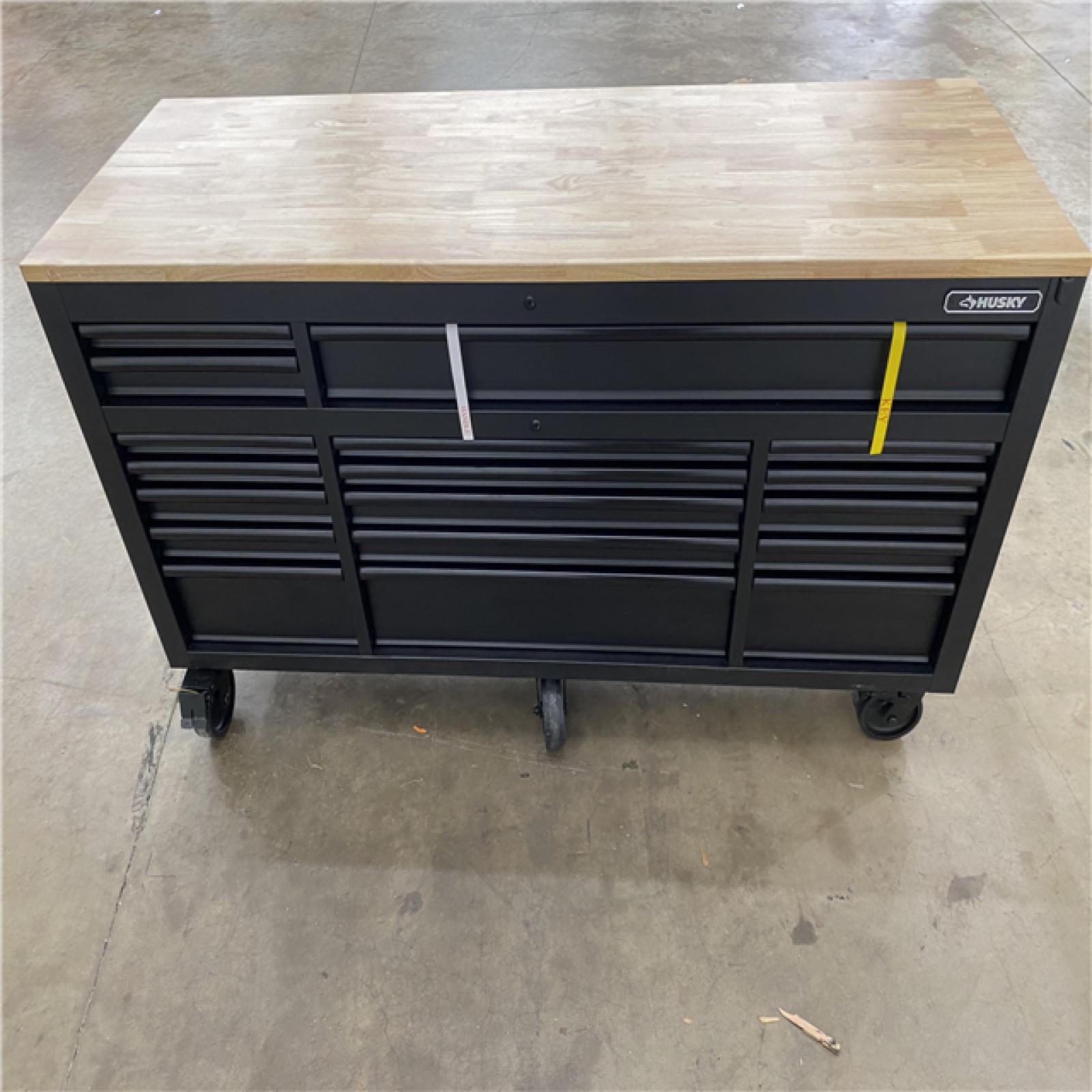 Houston Location - AS-IS Husky 72 in. 18-Drawer Mobile Workbench