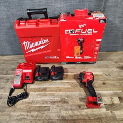 HOUSTON LOCATION - AS-IS (APPEARS LIKE NEW) Milwaukee M18 FUEL Brushless Cordless 1/2 Compact Impact Wrench W/Friction Ring Kit
