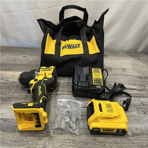 AS-IS DEWALT Atomic 20V Lithium-Ion Cordless Compact 1/2 in. Drill/Driver Kit