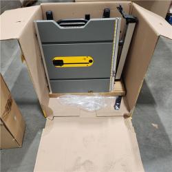 LIKE NEW-  DEWALT 15 Amp Corded 10 in. Job Site Table Saw with Rolling Stand