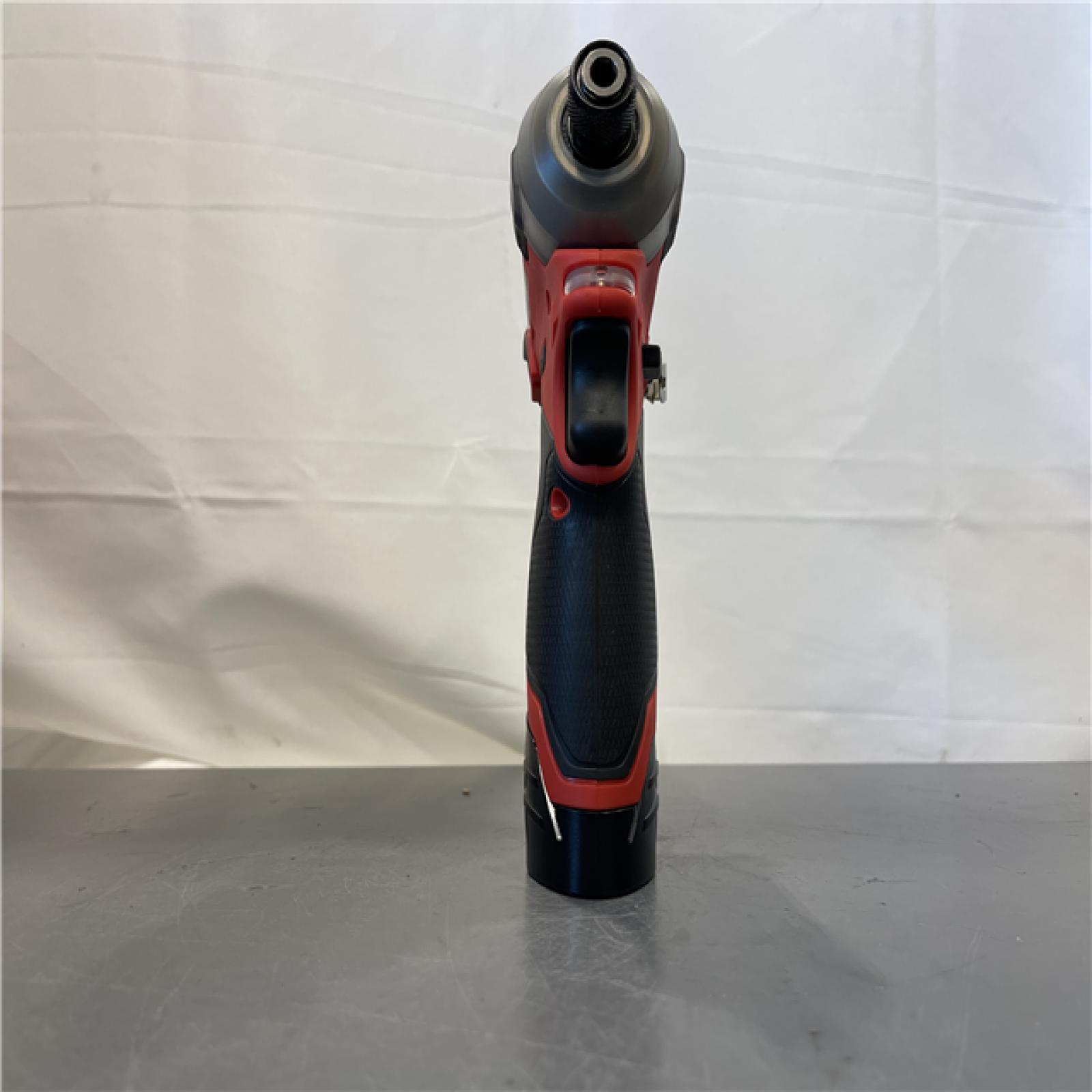 AS-IS - Milwaukee M12 FUEL SURGE 12V Lithium-Ion Brushless Cordless 1/4 in. Hex Impact Driver Compact Kit
