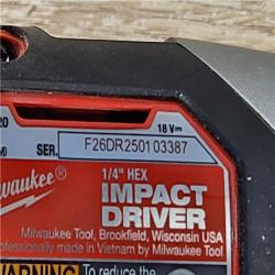 AS-IS- Milwaukee  18V Lithium-Ion Cordless Drill Driver/Impact Driver Combo Kit