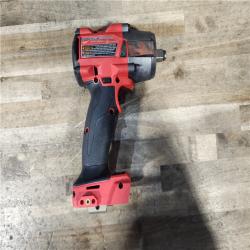 HOUSTON LOCATION - AS-IS Milwaukee 2962-20 M18 18V Fuel 1/2 Mid-Torque Impact Wrench Cordless Lithium-Ion Brushless W/ BATTERY & CHARGER