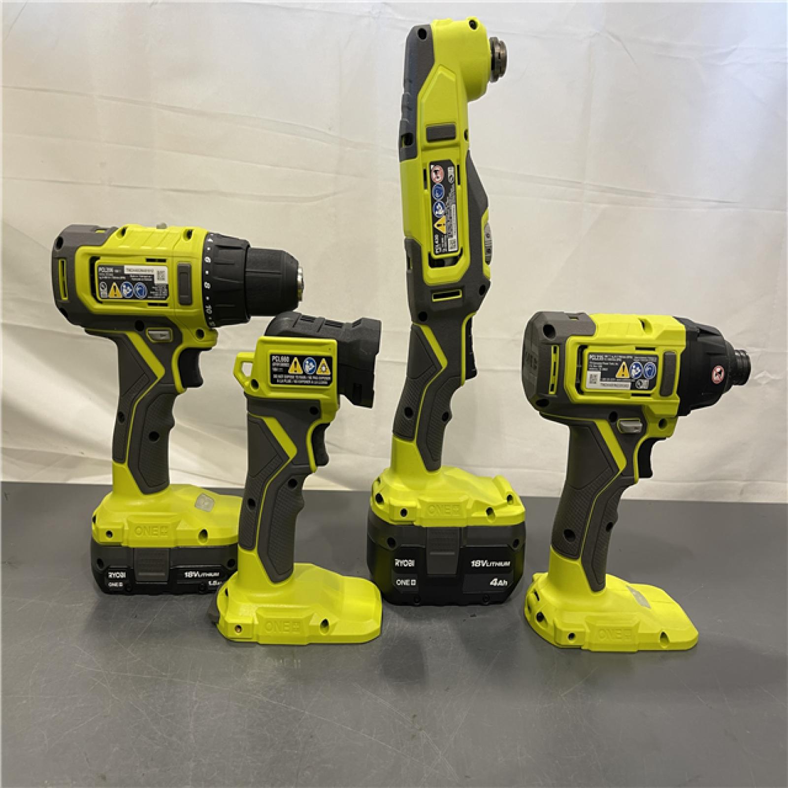 AS-IS - RYOBI ONE+ 18V Cordless 6-Tool Combo Kit