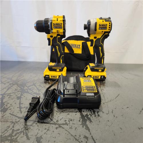 AS-IS- DEWALT ATOMIC 20-Volt MAX Lithium-Ion Cordless Combo Kit