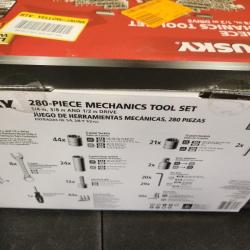 Phoenix NEW Husky 280-Piece SAE/Metric Mechanics Tool Set with Tool Box (SEALED)