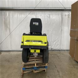 Houston Location AS IS - Ryobi 80v 42in, Cutting Width Riding Mower