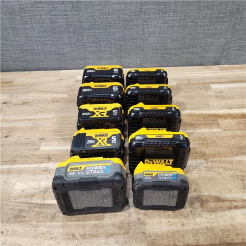 HOUSTON LOCATION - AS-IS DEWALT BATTERY PACK QTY - 10