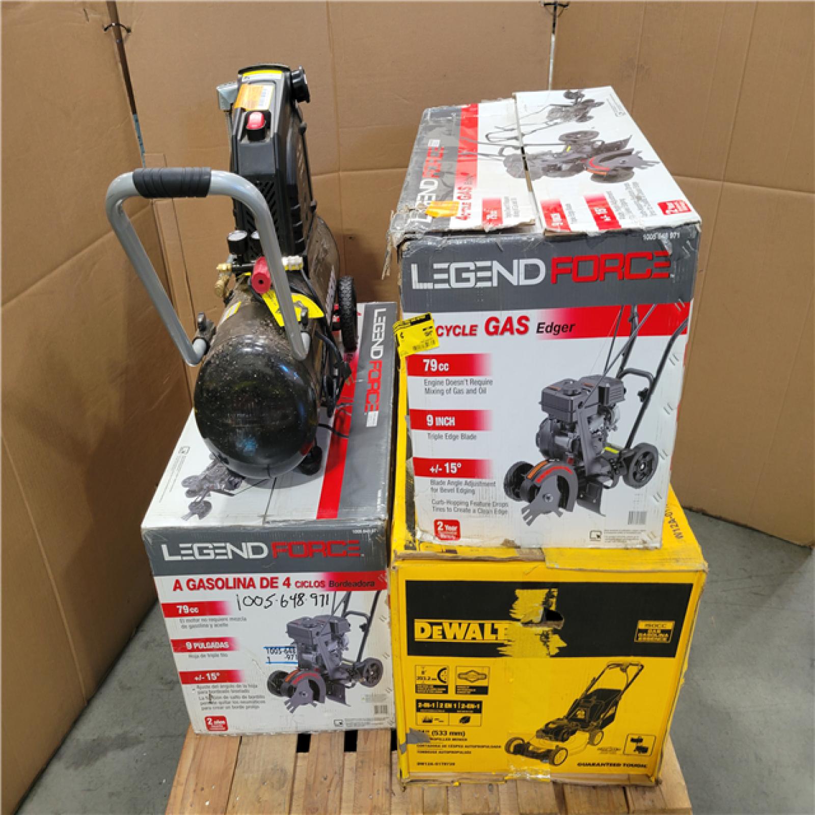 CALIFORNIA AS-IS OUTDOOR POWER EQUIPMENT