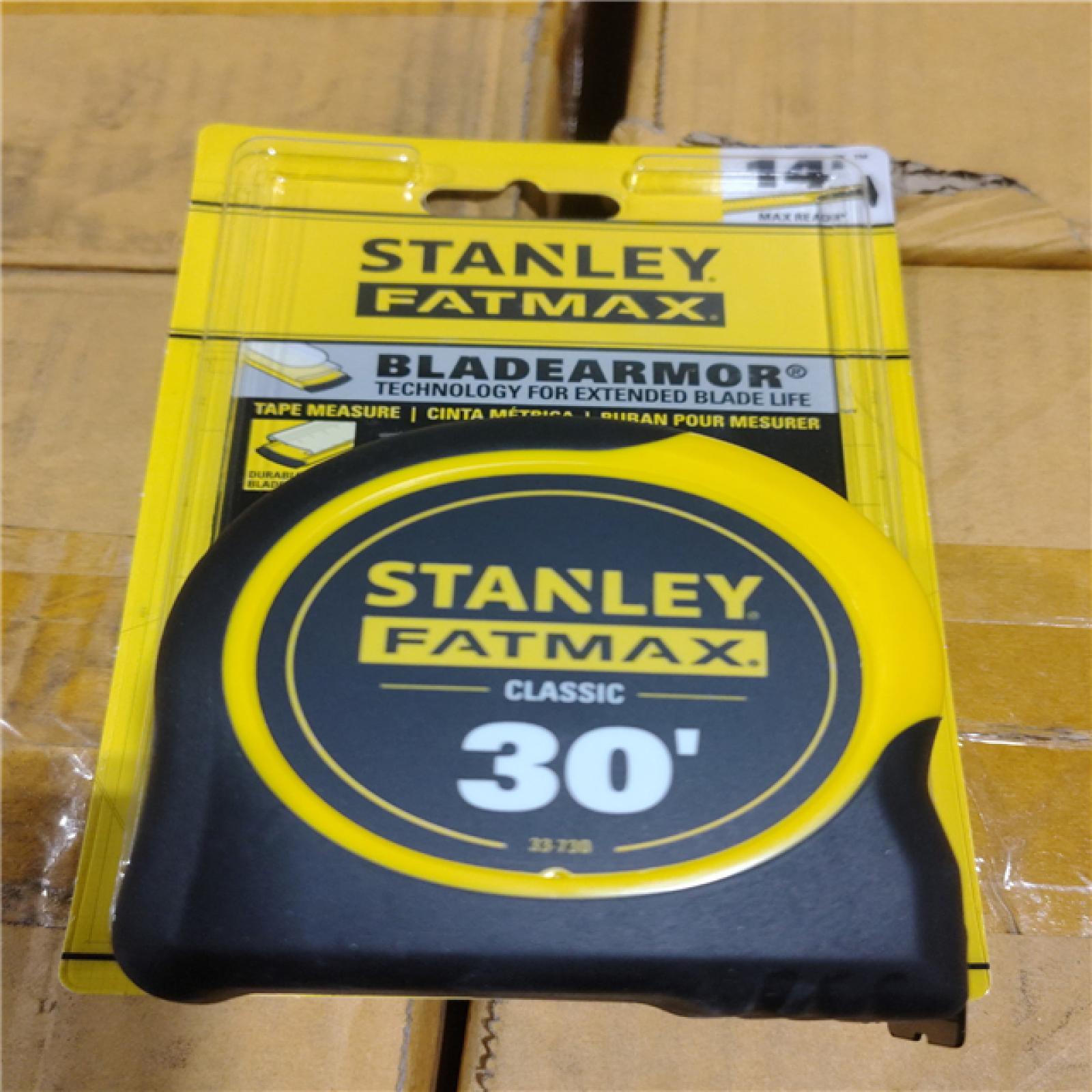 Pittston Location new Stanley FatMax 30' Tape Measures (960 units)  One Pallet
