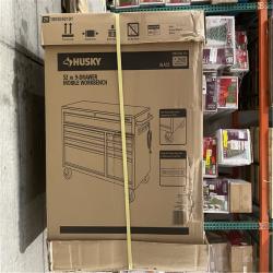 DALLAS LOCATION- AS IS- HUSKY 52IN 9 DRAWER MOBILE WORKBENCH