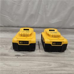 AS-IS DEWALT 20V MAX XR Premium Lithium-Ion 5.0Ah Battery Pack (2 Pack)