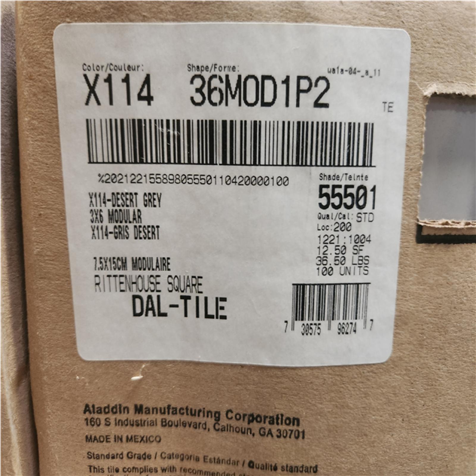 Phoenbix Daltile Restore Ash Gray 3 in. x 6 in. Glazed Ceramic Wall Tile (762 sq. ft./61 case)