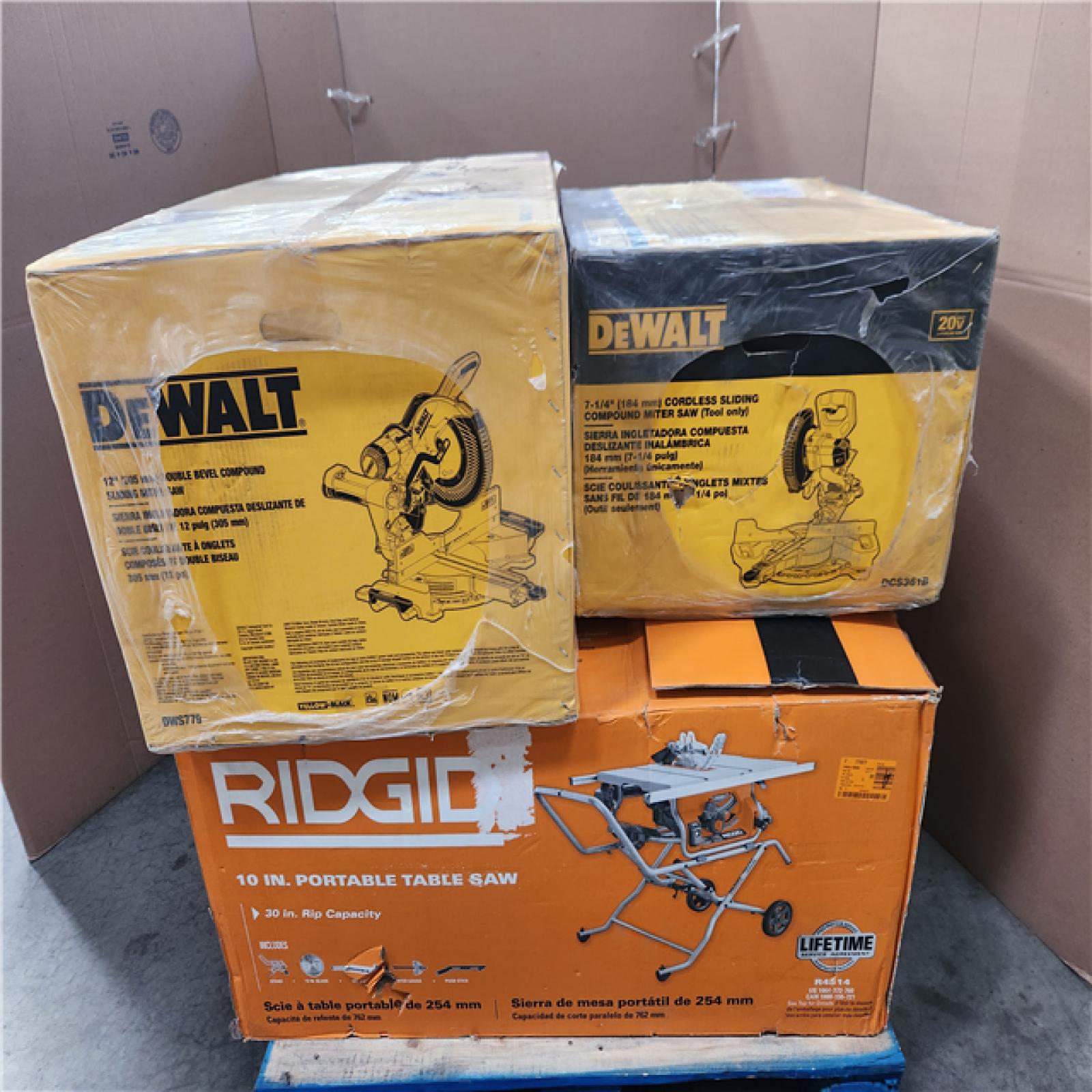 CALIFORNIA AS-IS TOOL PALLET