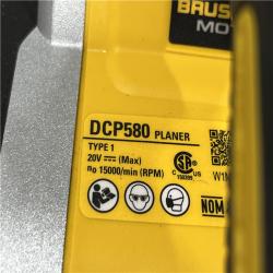 AS-IS DEWALT 20V MAX XR Cordless Brushless 3-1/4 in. Planer (Tool Only)