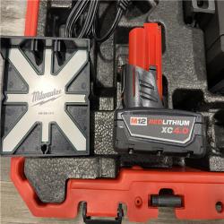 AS-IS Milwaukee 12-Volt Lithium-Ion Cordless Green 250 ft. 3-Plane Laser Level Kit