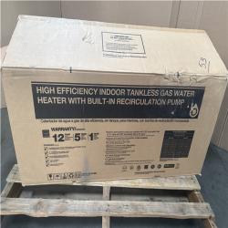 CALIFORNIA LIKE NEW RHEEM HIGH EFFICIENCY INDOOR TANKLESS WATER HEATER