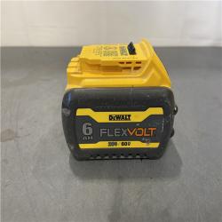 AS-IS - DEWALT FLEXVOLT 20V/60V MAX Lithium-Ion 6.0Ah Battery Pack with 6 Amp Output Charger