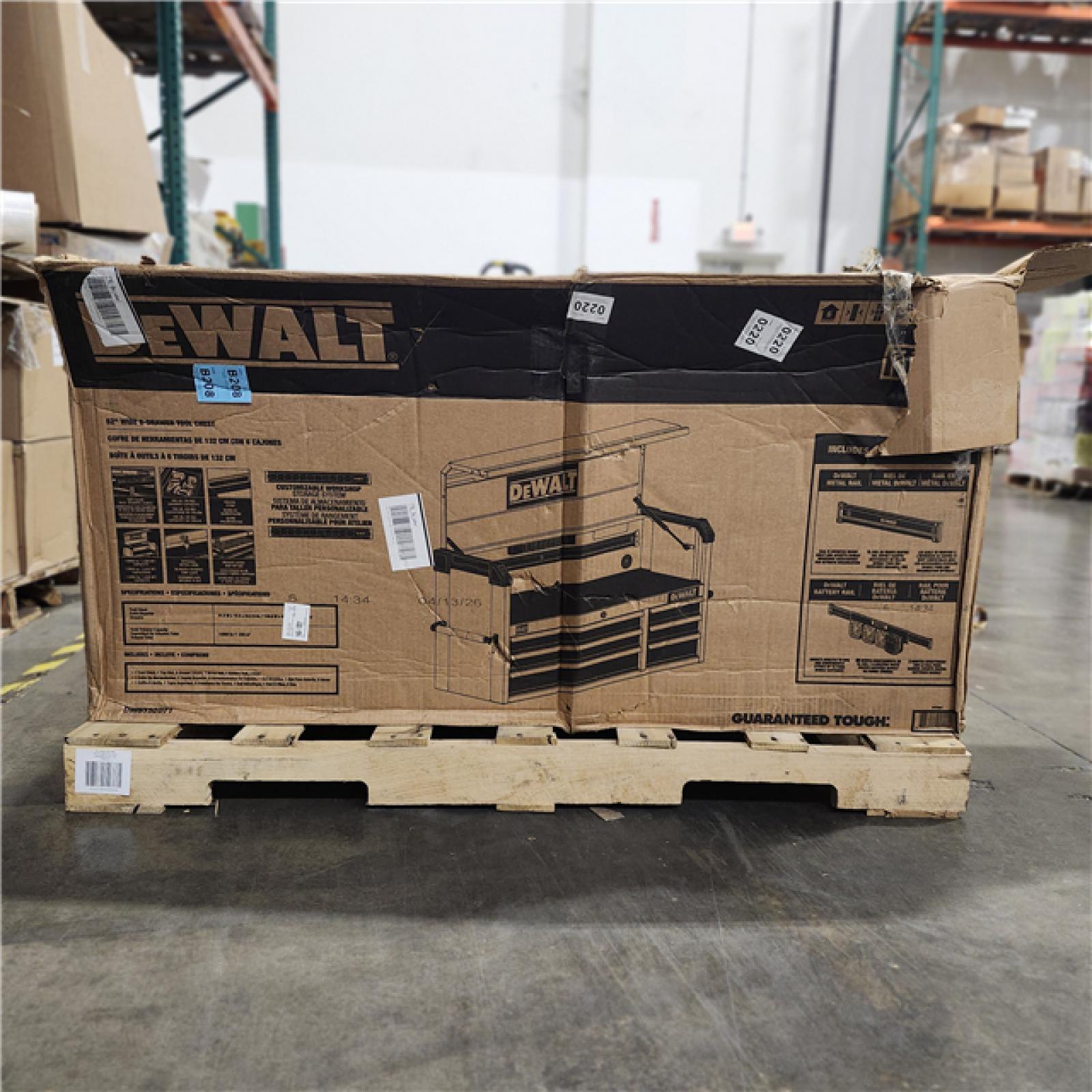 Dallas Location - As-Is  52 in. W x 19 in. D 6-Drawer Top Tool Chest