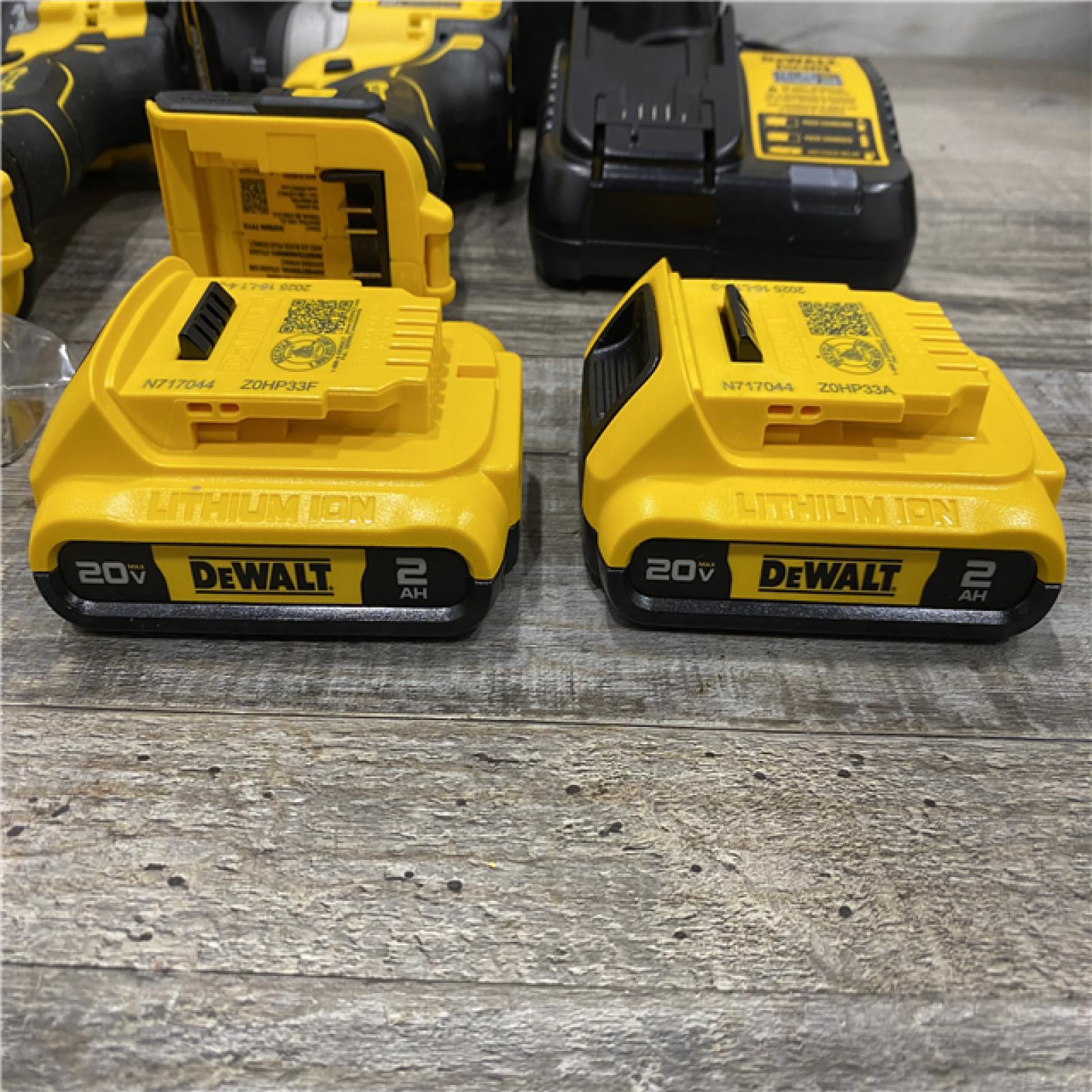 AS-IS DEWALT ATOMIC 20-Volt MAX Lithium-Ion Cordless Combo (2-Tool) Kit