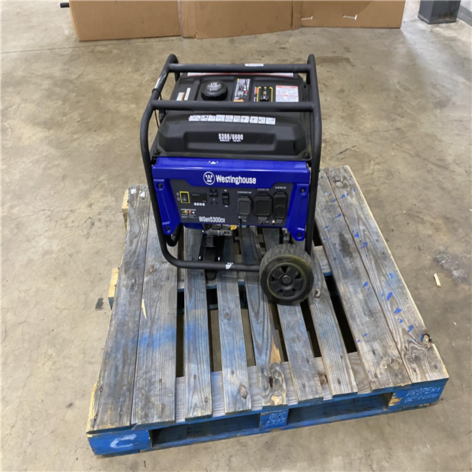 Houston Location AS IS - Westinghouse 5300 Running Watts Generator