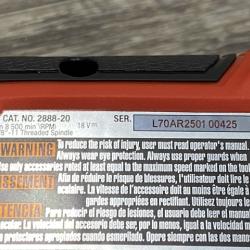 AS-IS Milwaukee FUEL 18V Lithium-Ion Brushless Cordless 4-1/2 in./5 in. Grinder with Variable Speed & Paddle Switch (Tool-Only)