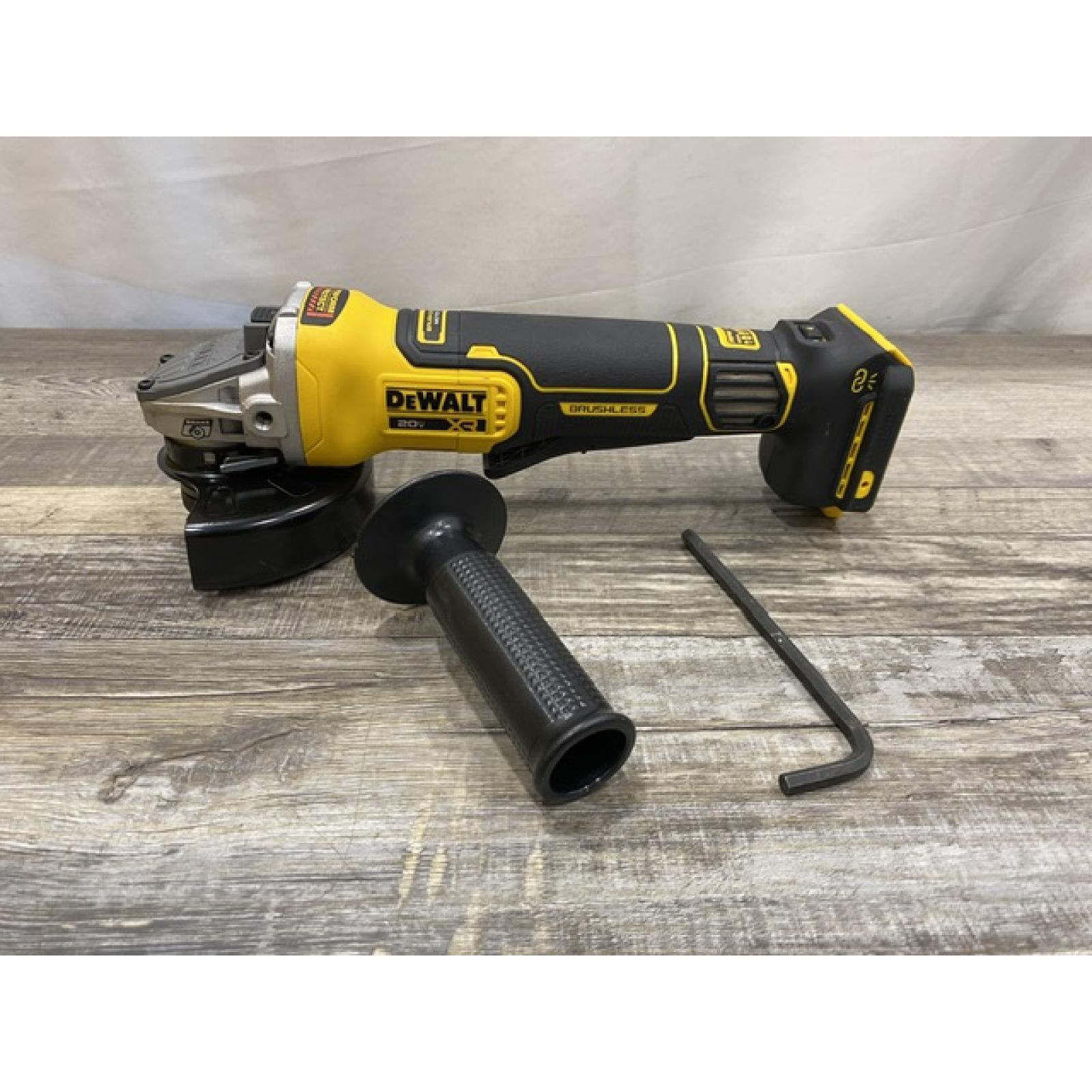 AS-IS DEWALT 20V XR Cordless 4-1/2. in. to 5 in. Variable Speed Angle Grinder (Tool Only)