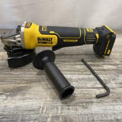 AS-IS DEWALT 20V XR Cordless 4-1/2. in. to 5 in. Variable Speed Angle Grinder (Tool Only)