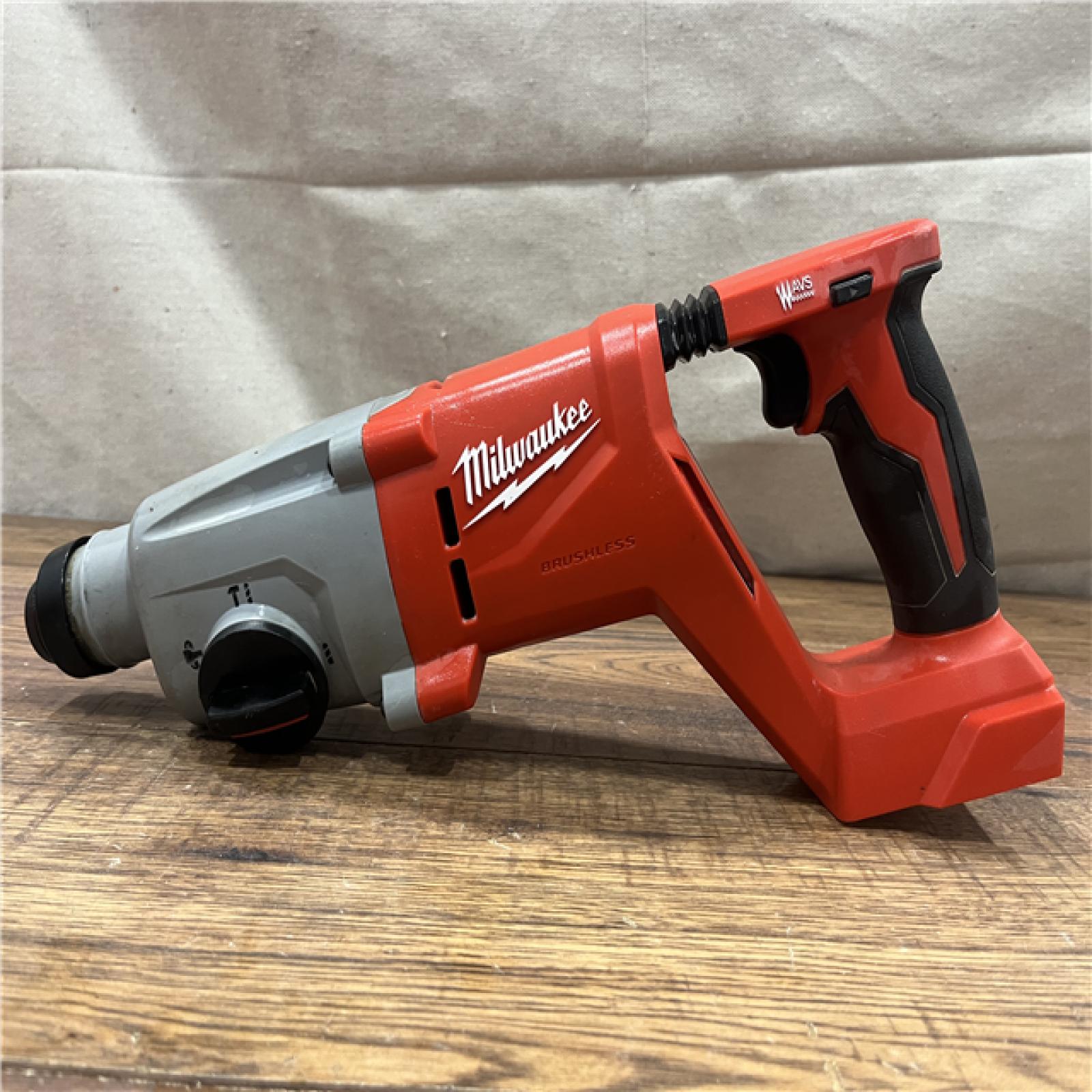 AS-IS Milwaukee M18 18V Lithium-Ion Brushless Cordless 1 in. SDS-Plus D-Handle Rotary Hammer (Tool-Only)