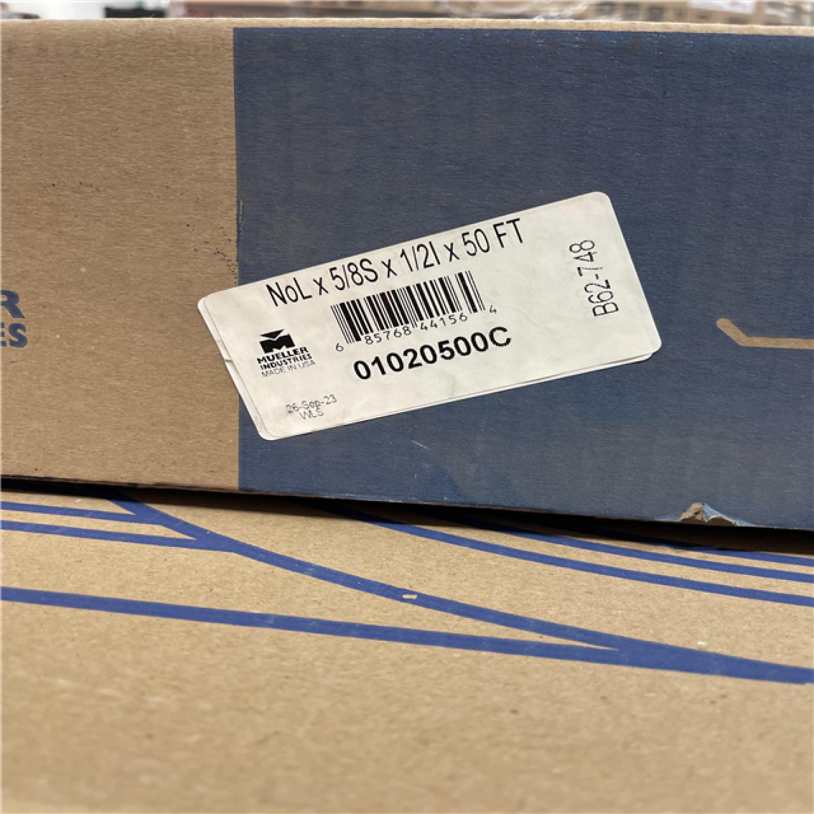 NEW! - Mueller Streamline 5/8 In. X 1/2 In. X 50 Ft. Air Conditioner Uv Duraguard Line Set