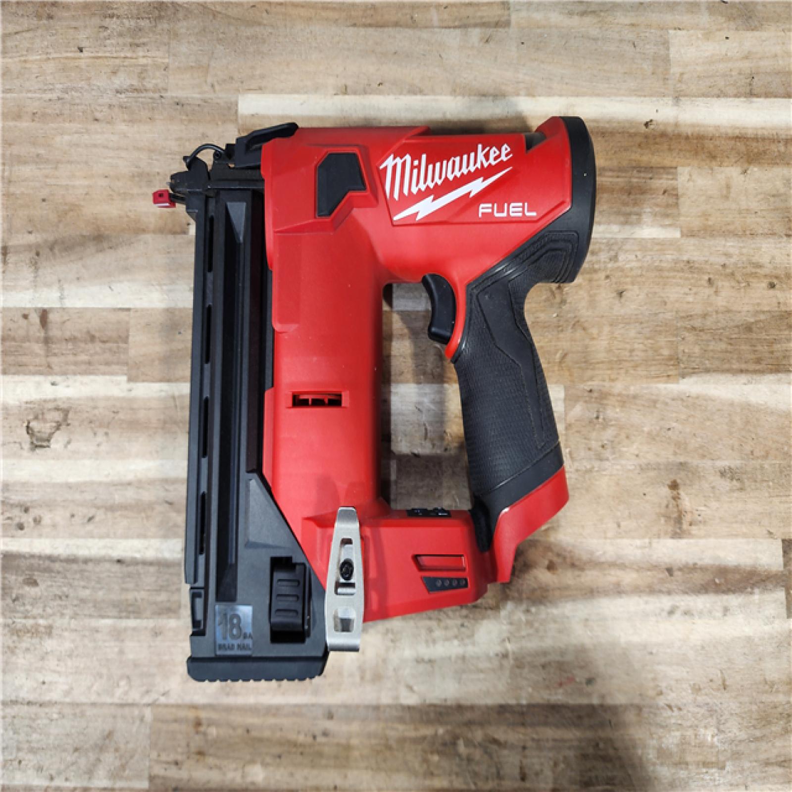 HOUSTON LOCATION - AS-IS Milwaukee FUEL 12-Volt Lithium-Ion Brushless Cordless 18-Gauge 1-1/2 in. Compact Brad Nailer (Tool Only)