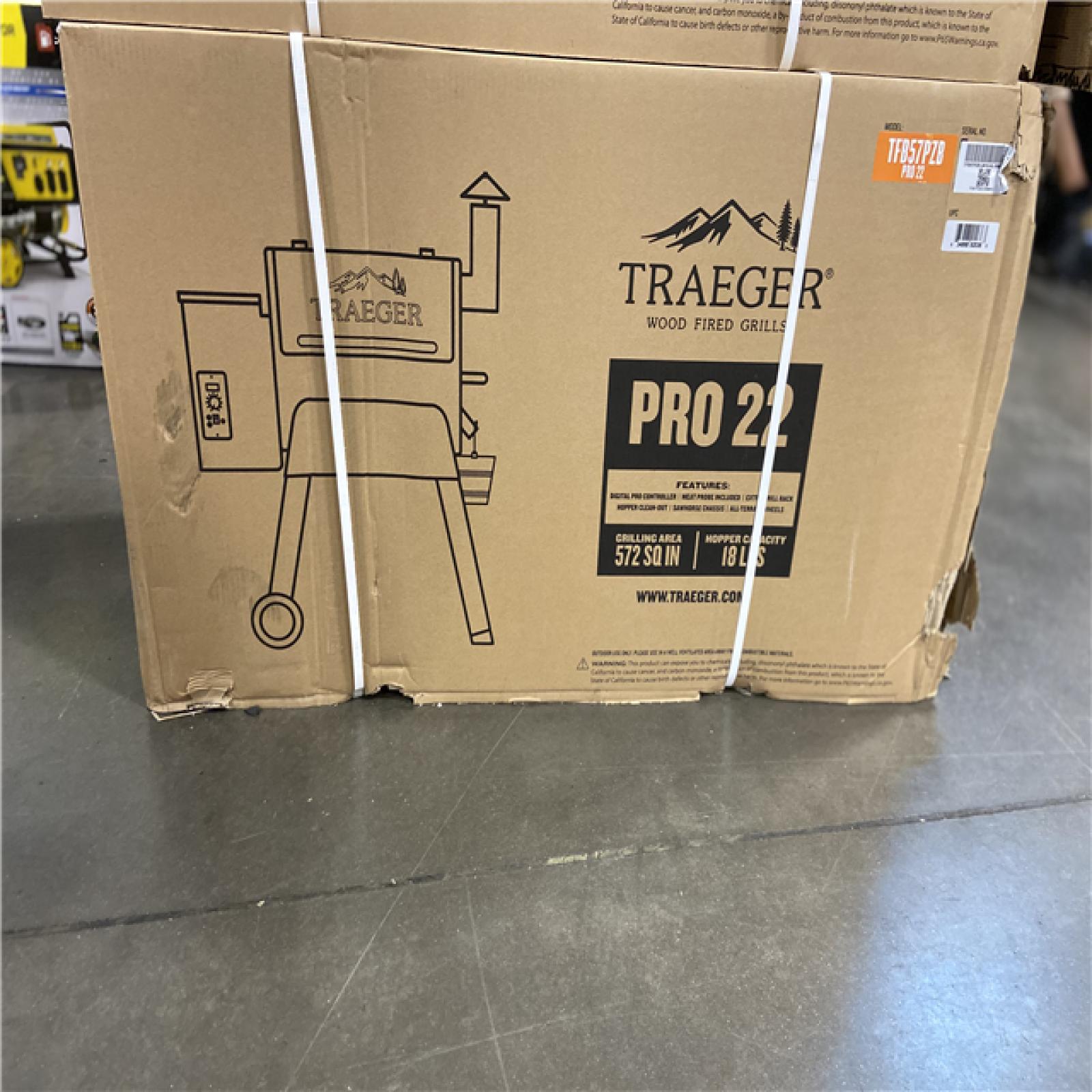 DALLAS LOCATION - Traeger Pro Series 22-Pellet Grill and Smoker in Bronze