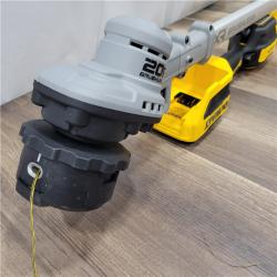 AS-IS DEWALT 20V MAX Cordless Battery Powered String Trimmer & Blower Combo Kit with (1) 4 Ah Battery & Charger