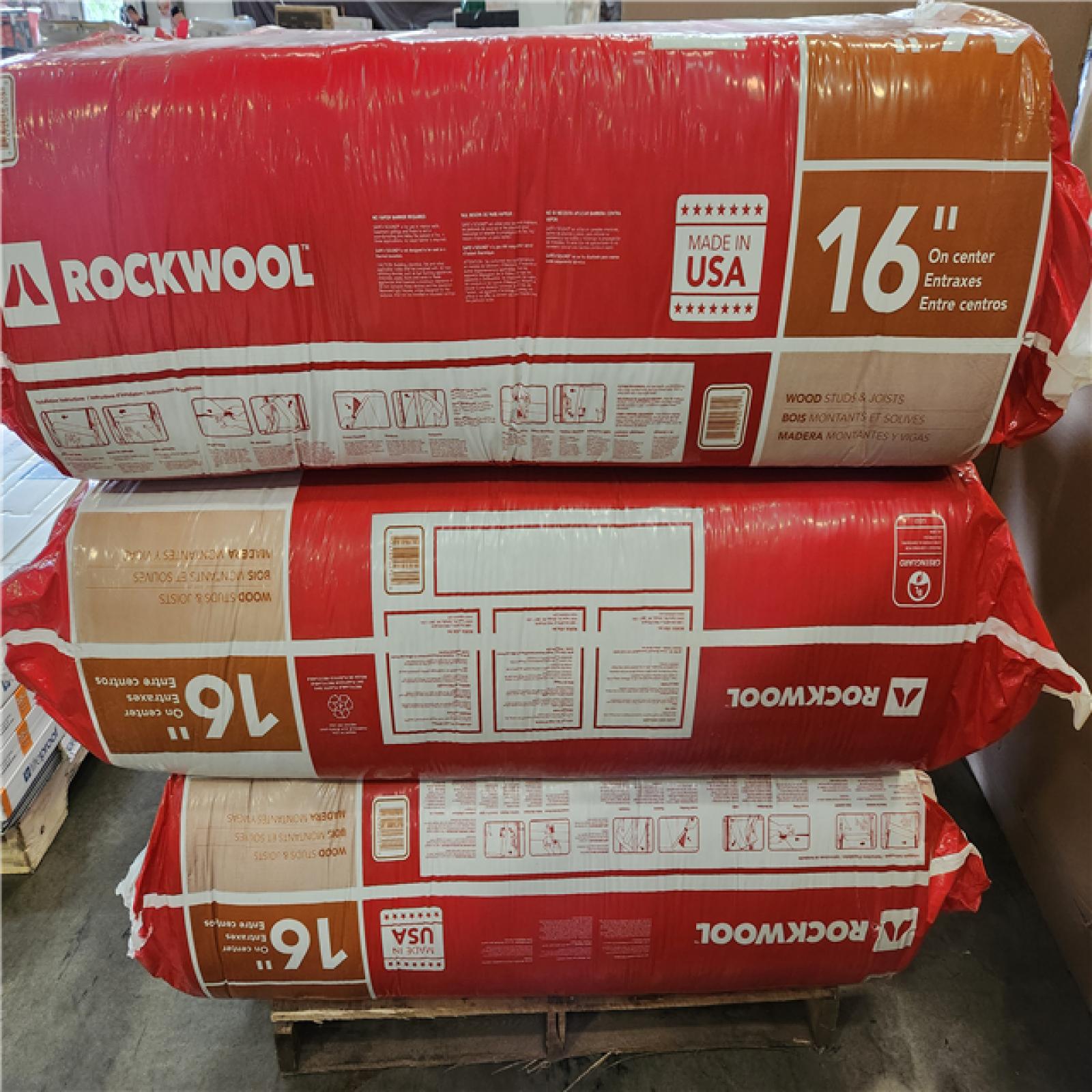 Phoenix ROCKWOOL Safe 'n' Sound 3 in. x 15-1/4 in. x 47 in. Soundproofing and Fire Resistant Stone Wool Insulation Batt (358 sq. ft.)