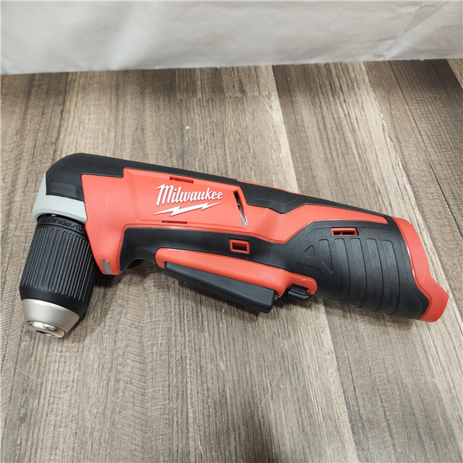 AS-IS- Milwaukee M12 12V Lithium-Ion Cordless 3/8 in. Right Angle Drill (Tool Only)