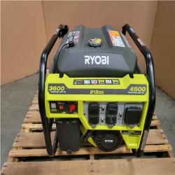 CALIFORNIA AS-IS RYOBI 4 500/3 600- WATT GENERATOR