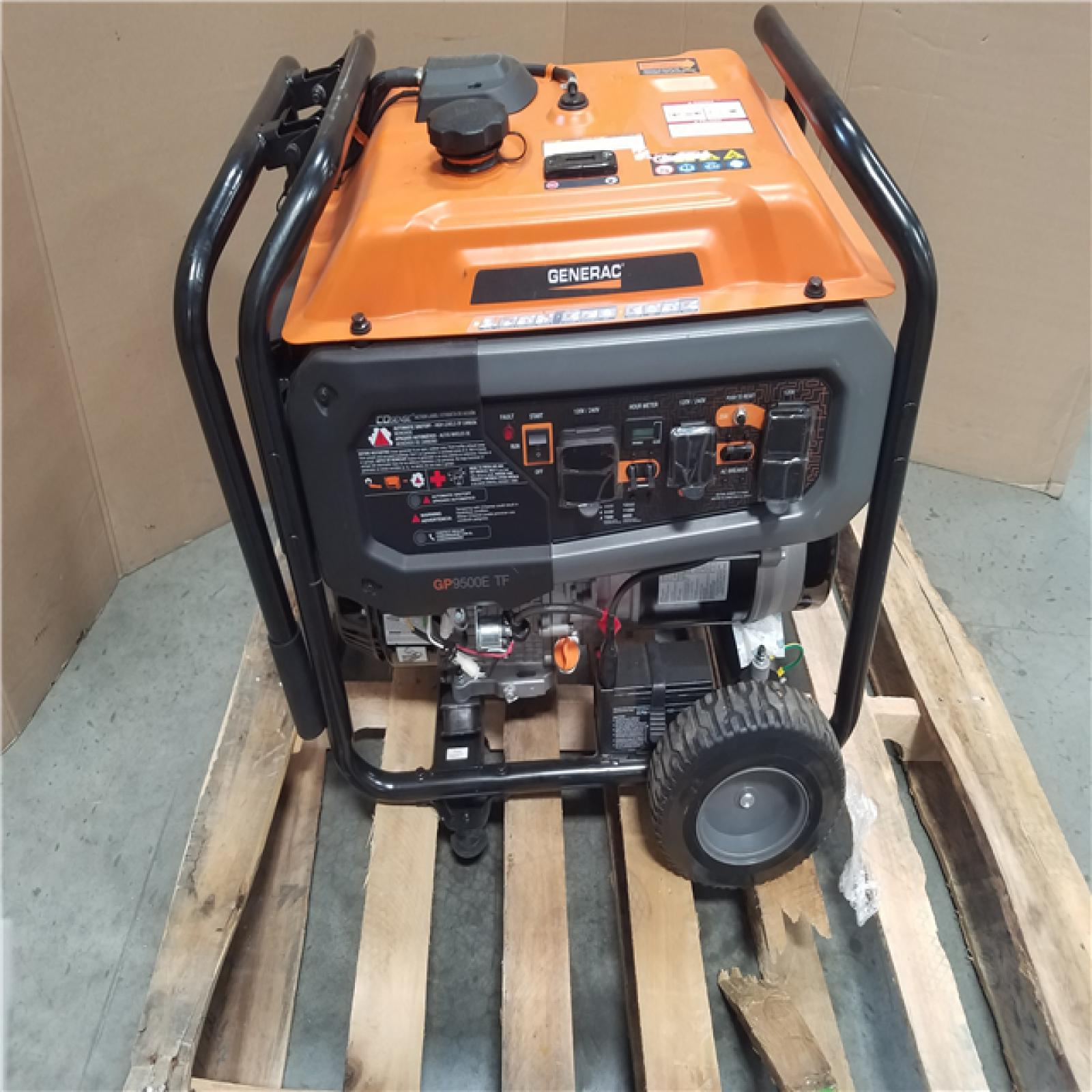 CALIFORNIA AS-IS GENERAC PORTABLE GENERATOR