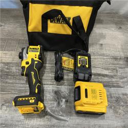 AS-IS DEWALT ATOMIC 20V MAX Lithium-Ion Cordless 1/4 in. Brushless Impact Driver Kit