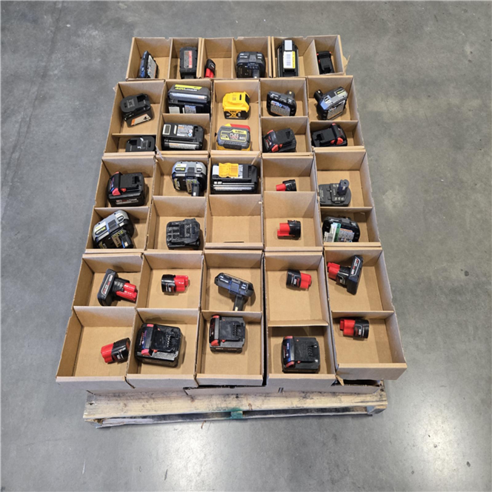 DALLAS LOCATION AS-IS- BATTERY PALLET