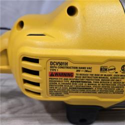 AS-IS DeWalt 20V MAX Bagless Cordless HEPA Filter Hand Vacuum