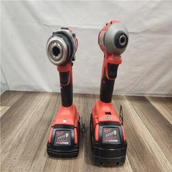 AS-IS- Milwaukee M18 Compact Brushless 2-Tool Combo Kit