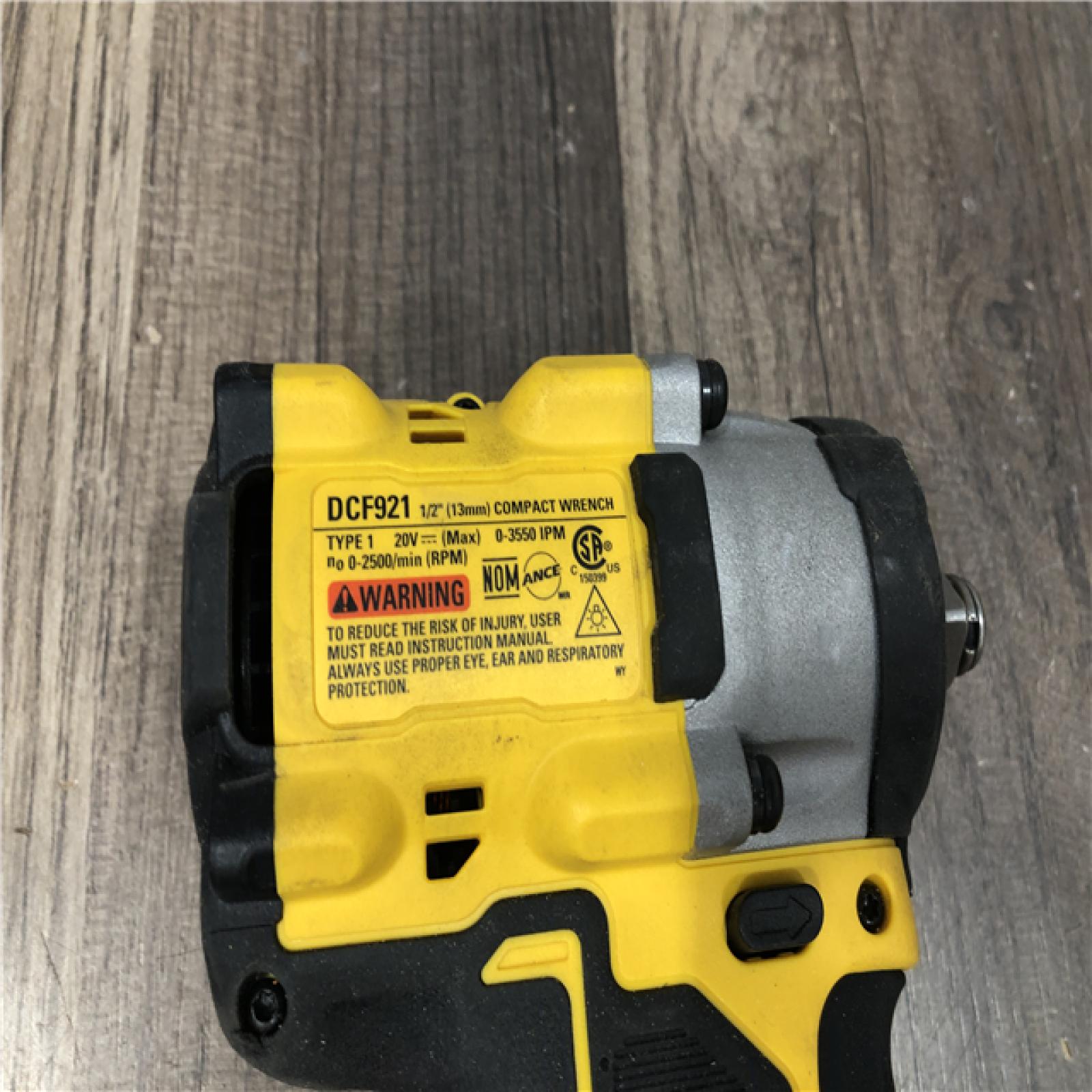 AS-IS DEWALT ATOMIC 20V MAX Cordless Brushless 1/2 in. Variable Speed Impact Wrench (Tool Only)