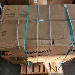 Phoenix NEW Husky 56 in. W x 27.6 in. D 10-Drawer Matte Black Heavy-Duty Mobile Workbench with Pegboard and Top Cabinets