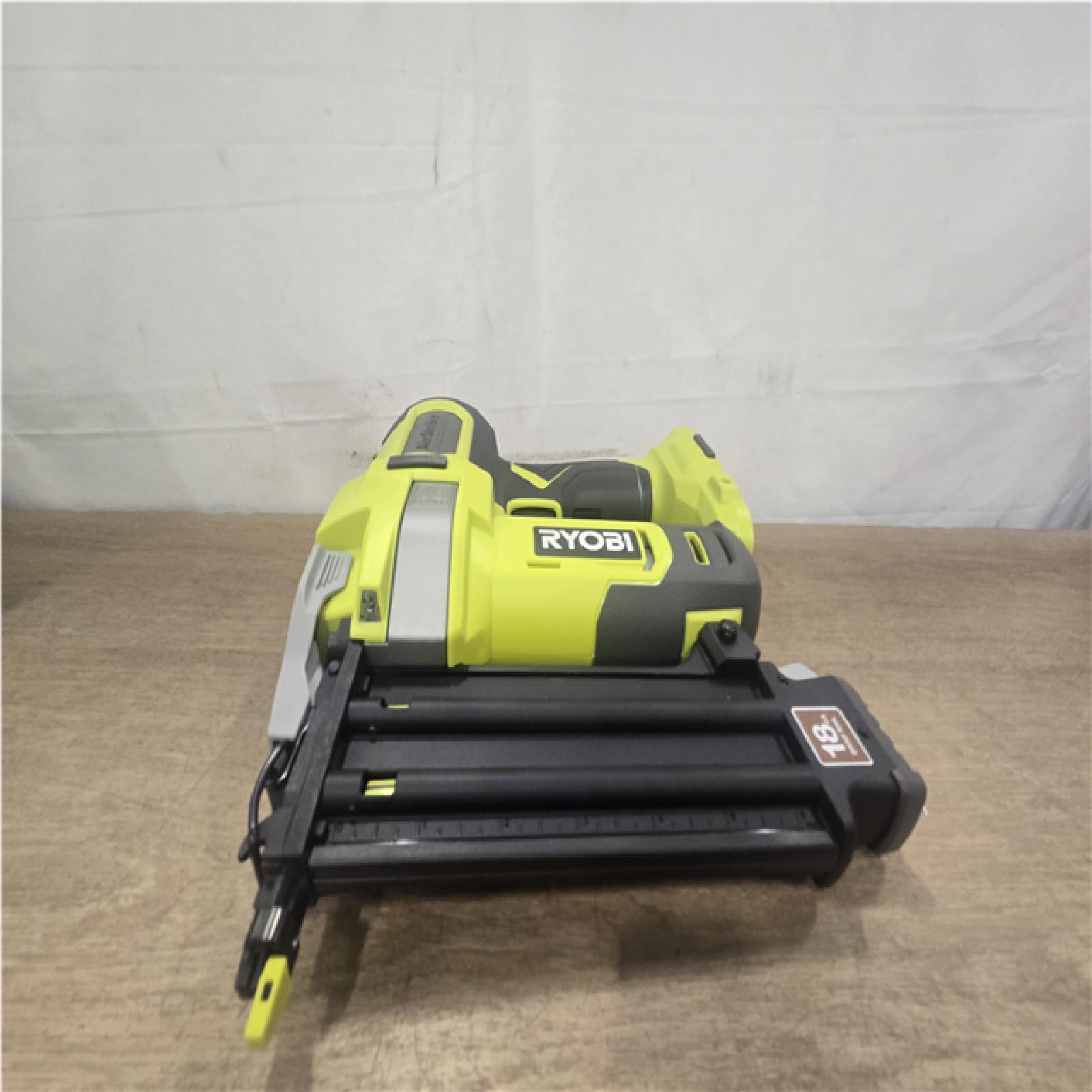 AS-IS RYOBI ONE+ 18V 18-Gauge Cordless AirStrike Brad Nailer (Tool Only)