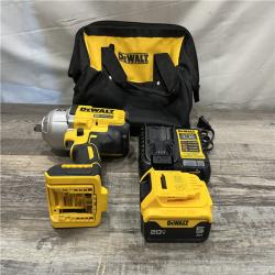 AS-IS DEWALT 20V MAX Lithium-Ion Cordless 1/2 in. Impact Wrench Kit