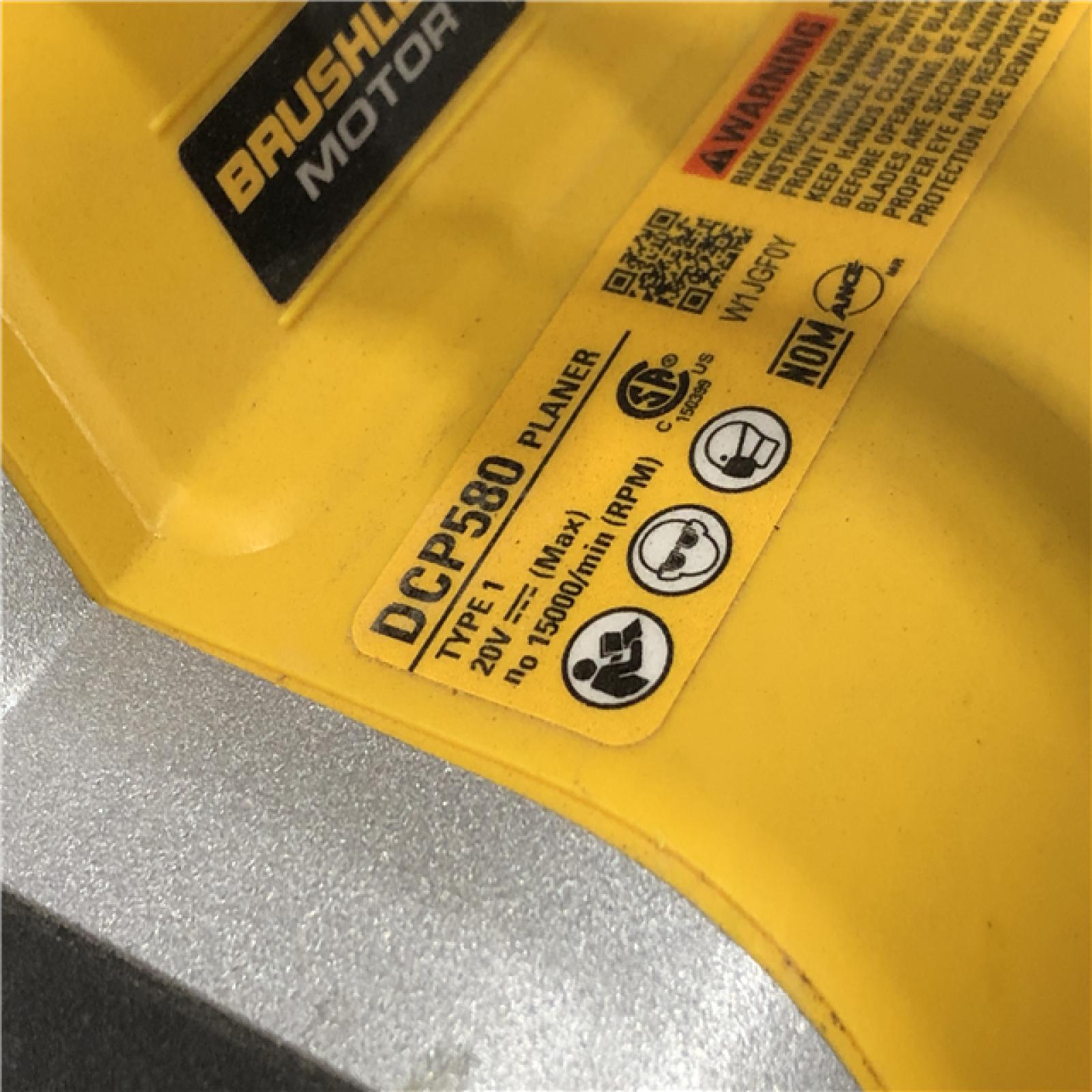 AS-IS DEWALT 20V MAX XR Cordless 3-1/4 in. Planer (Tool Only)