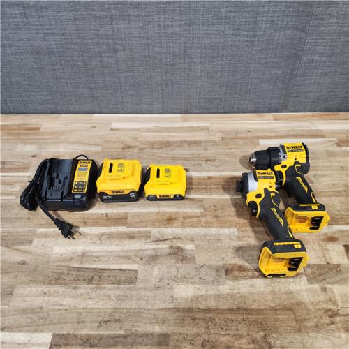 HOUSTON LOCATION - AS-IS DEWALT 2 TOOL COMBO KIT W/ (2) BATTERY & CHARGER