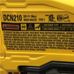 AS-IS DEWALT 20V MAX XR 18 Gauge Cordless Brad Nailer (Tool Only)